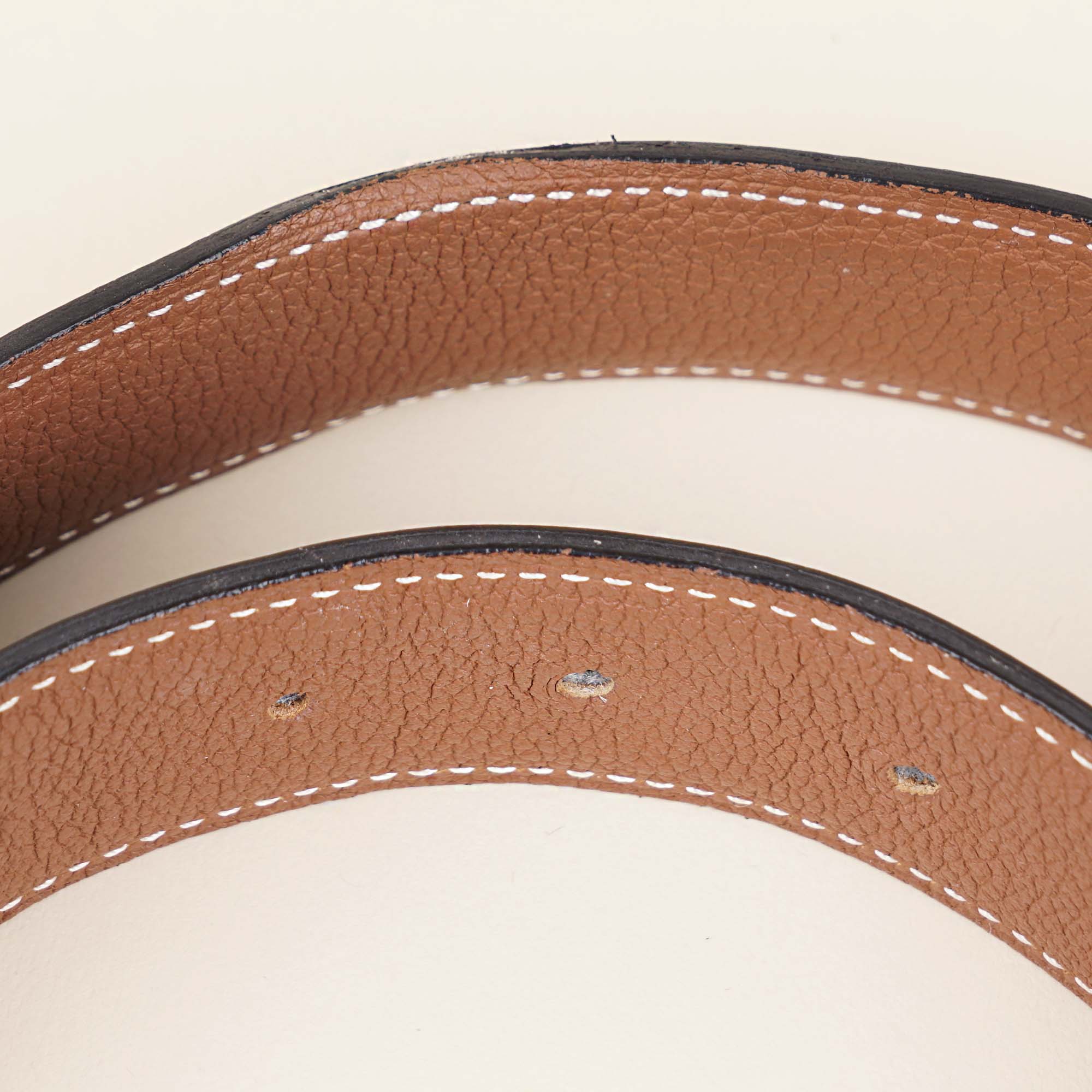 Constance Reversible Belt 90 - HERMÈS - Affordable Luxury image