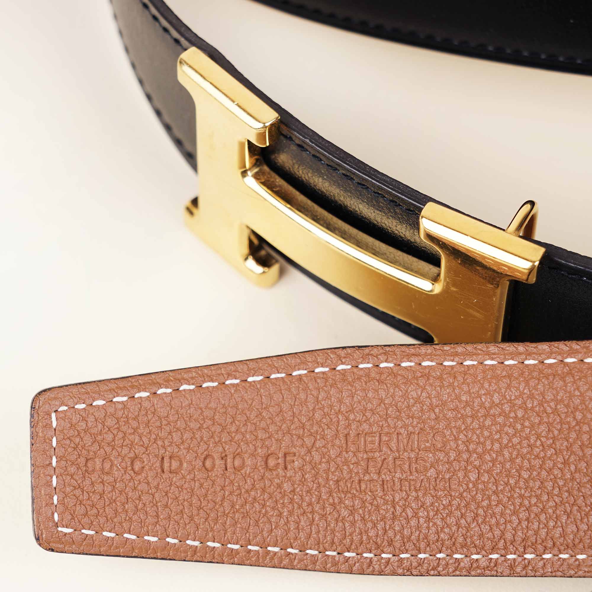 Constance Reversible Belt 90 - HERMÈS - Affordable Luxury image