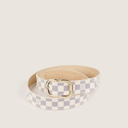 Damier Azur Mini Belt 75 - LOUIS VUITTON - Affordable Luxury thumbnail image