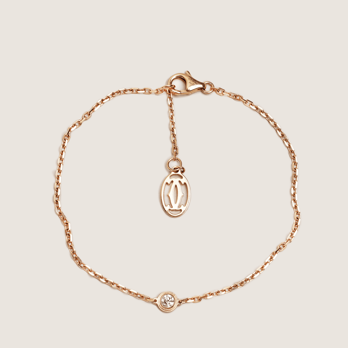D'amour Bracelet 18k Pink Gold Diamond 0,04ct - CARTIER - Affordable Luxury