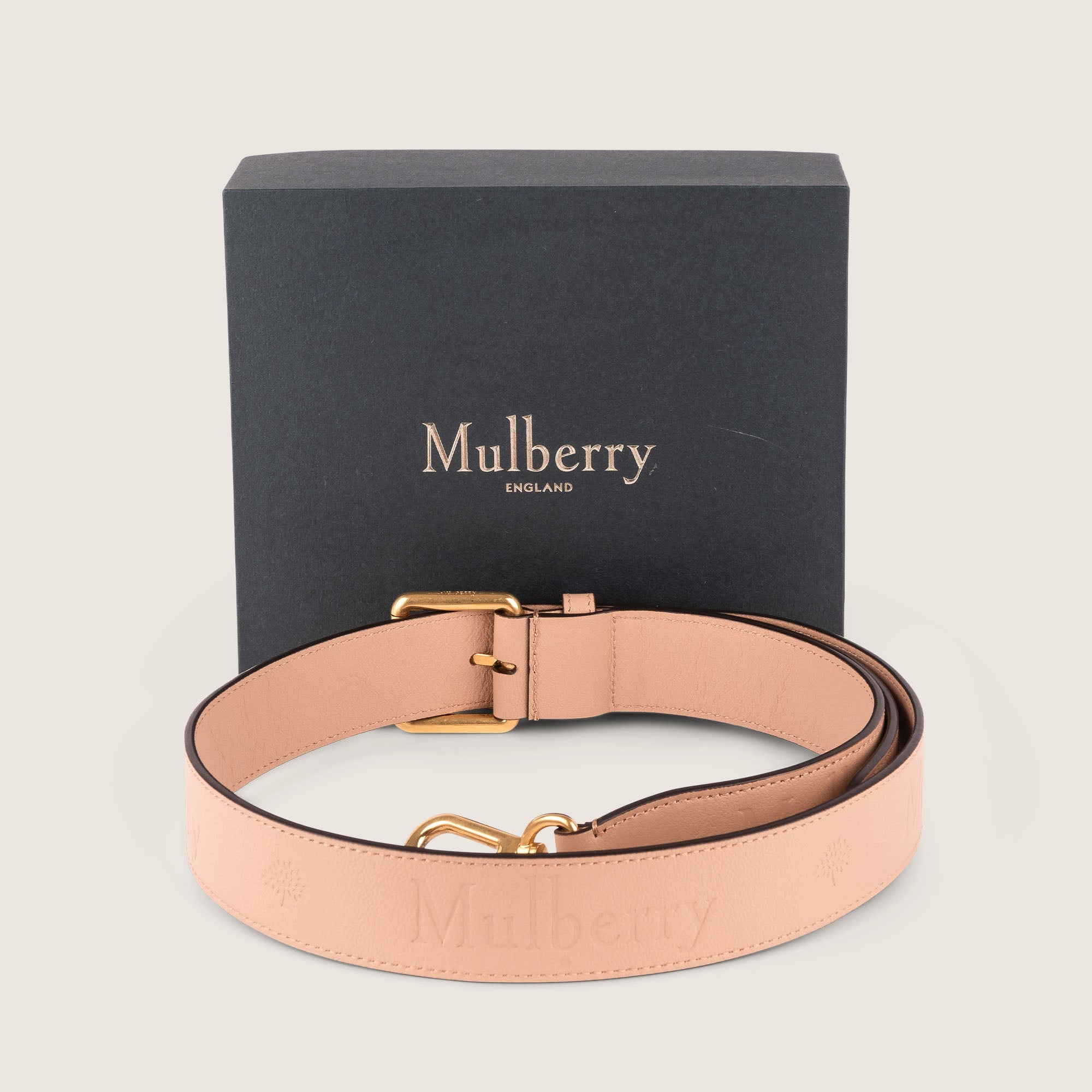 Debossed Logo Strap - MULBERRY - Affordable Luxury image