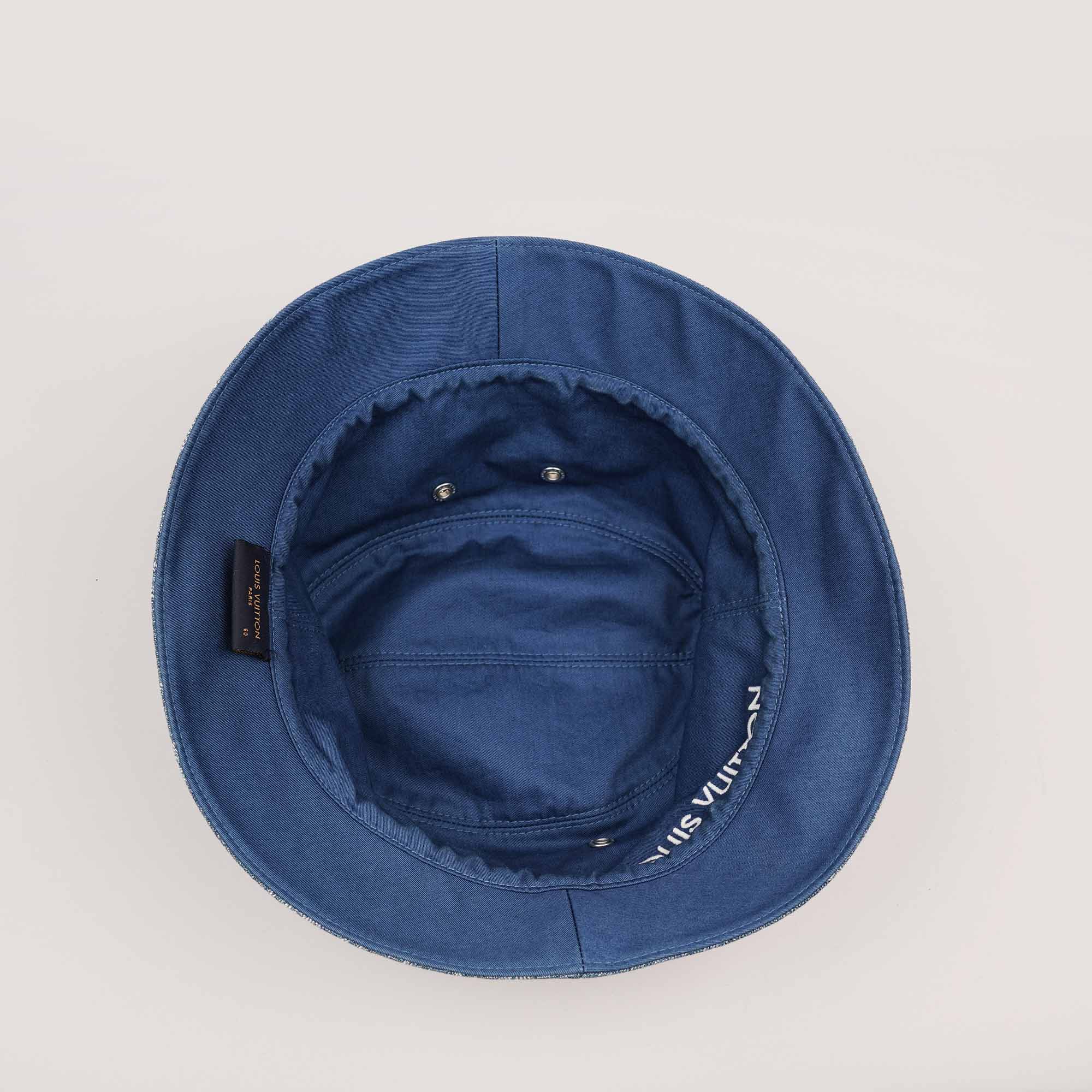 Denim Bucket Hat - LOUIS VUITTON - Affordable Luxury image