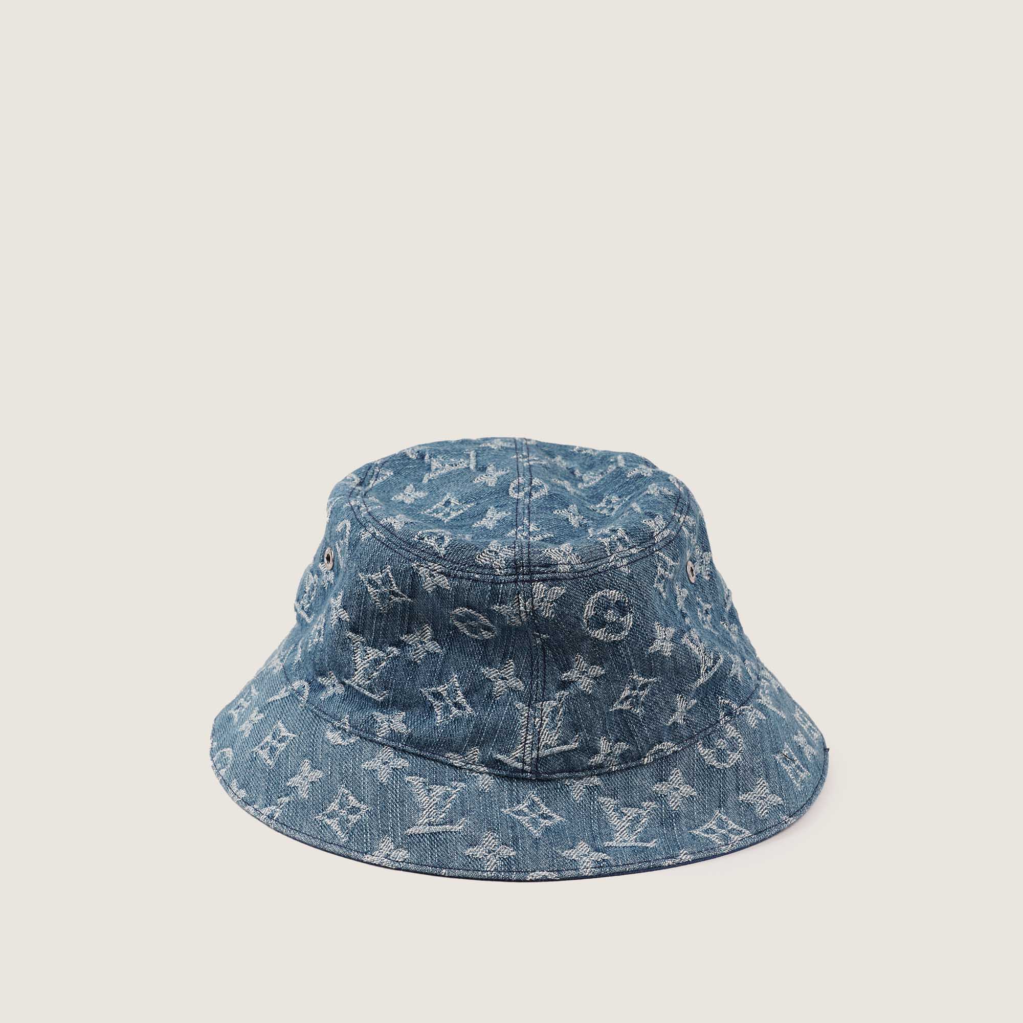 Denim Bucket Hat - LOUIS VUITTON - Affordable Luxury