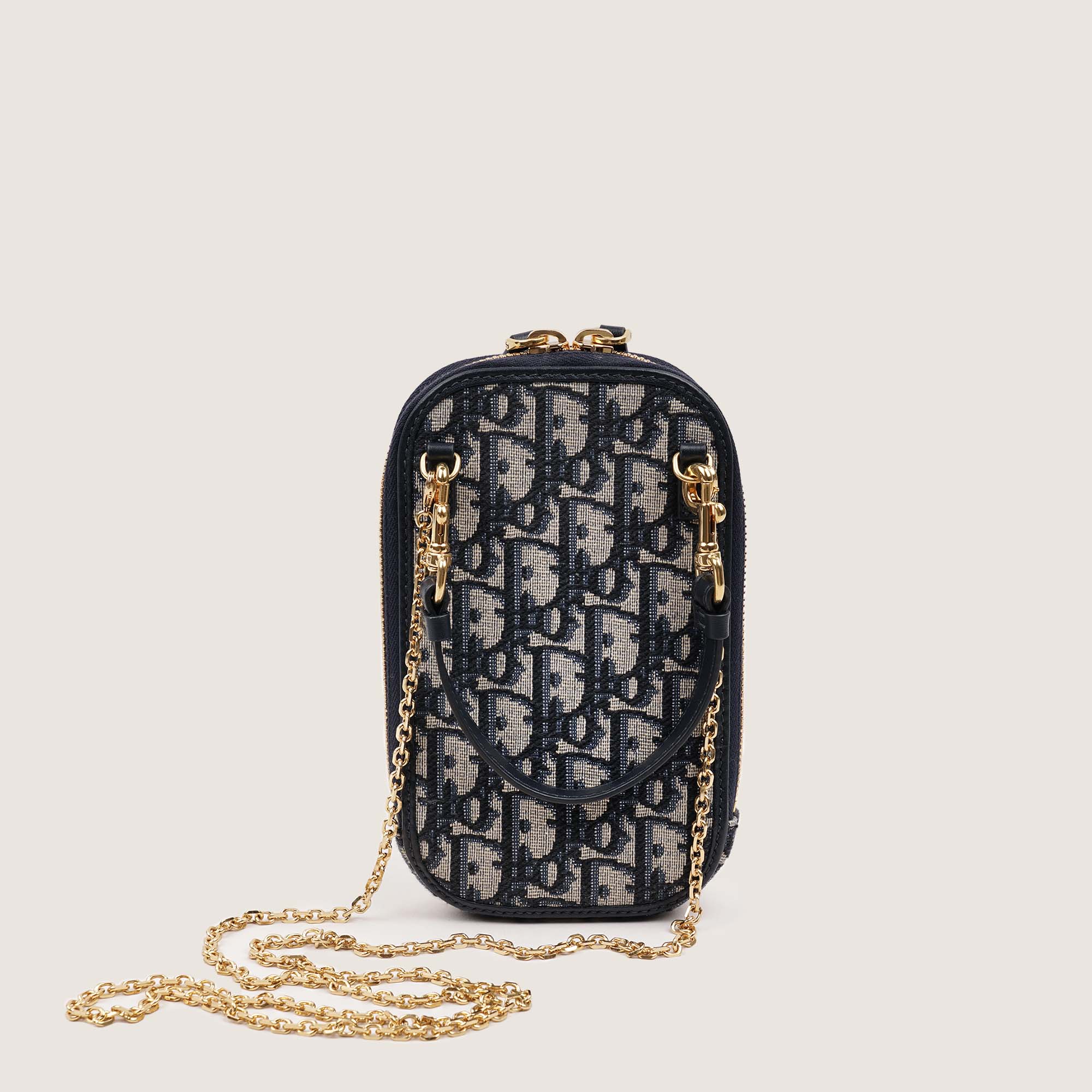 Dior Phone Holder Blue Bag - CHRISTIAN DIOR - Affordable Luxury