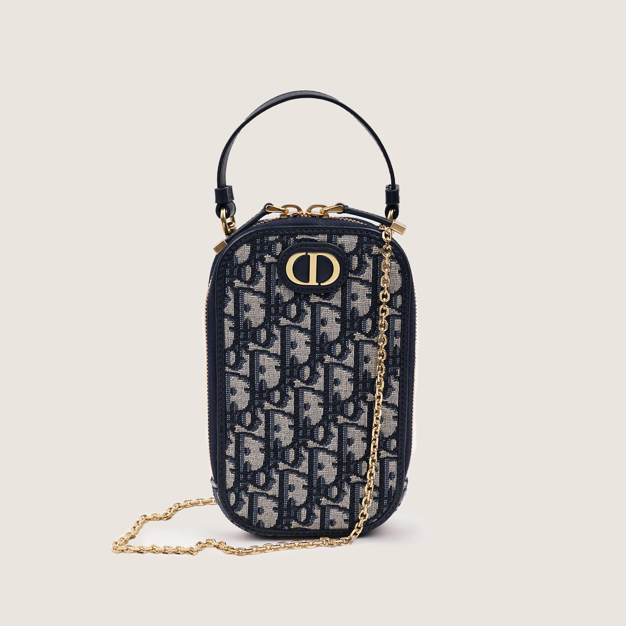 Dior Phone Holder Blue Bag - CHRISTIAN DIOR - Affordable Luxury