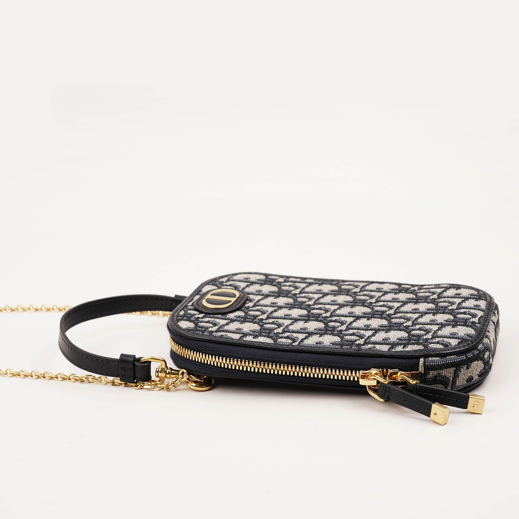 Dior Phone Holder Blue Bag - CHRISTIAN DIOR - Affordable Luxury image