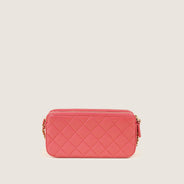 Double Zip Clutch Bag - CHANEL - Affordable Luxury thumbnail image