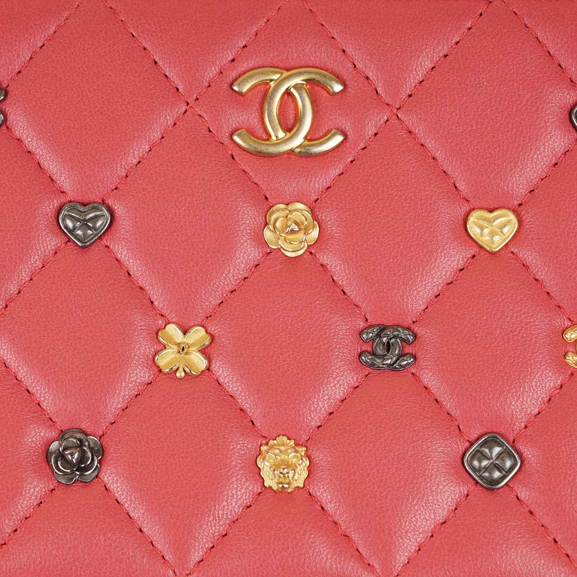 Double Zip Clutch Bag - CHANEL - Affordable Luxury image