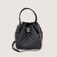 Drawsting Chain Bucket Bag - CHANEL - Affordable Luxury thumbnail image