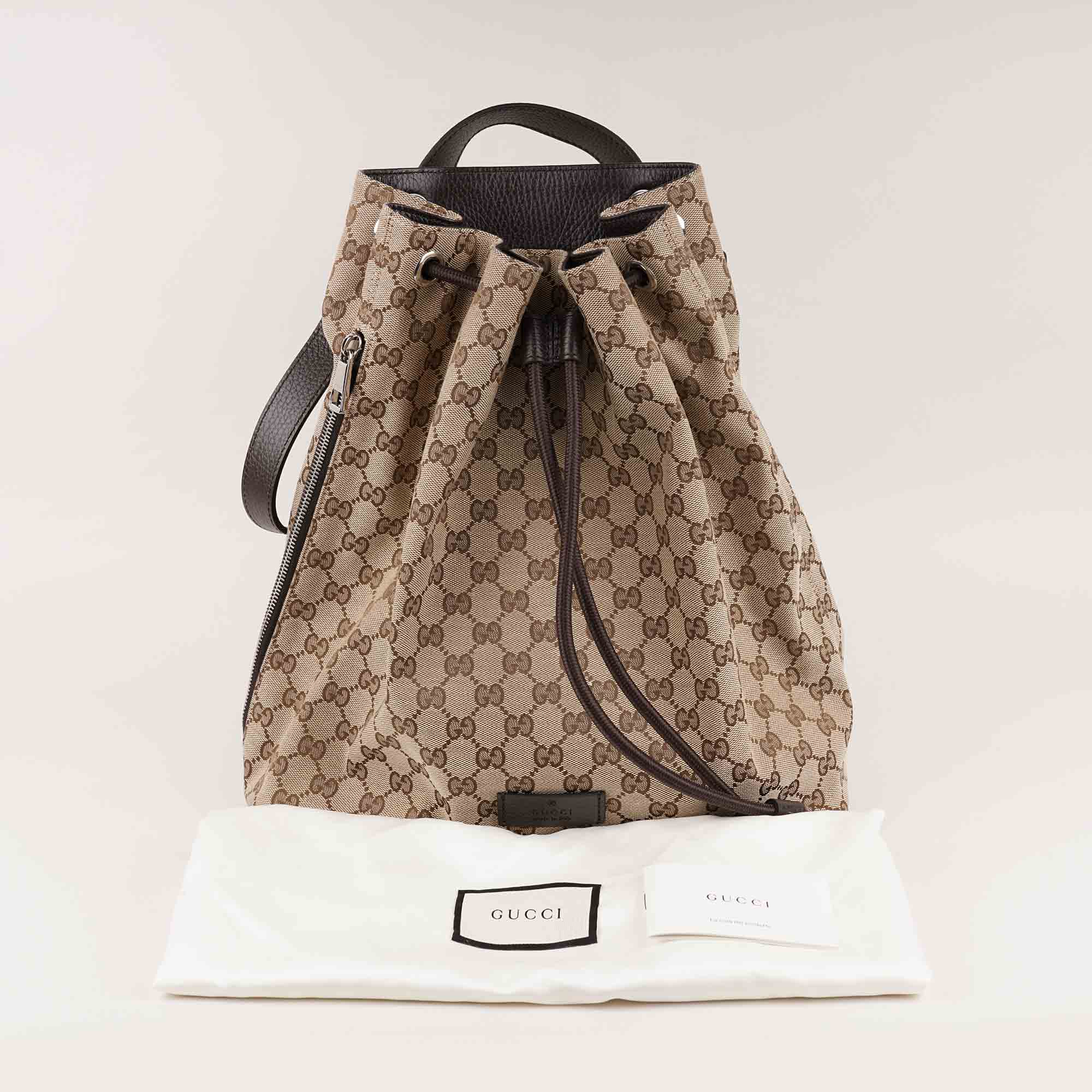 Drawstring Bucket Backpack - GUCCI - Affordable Luxury image