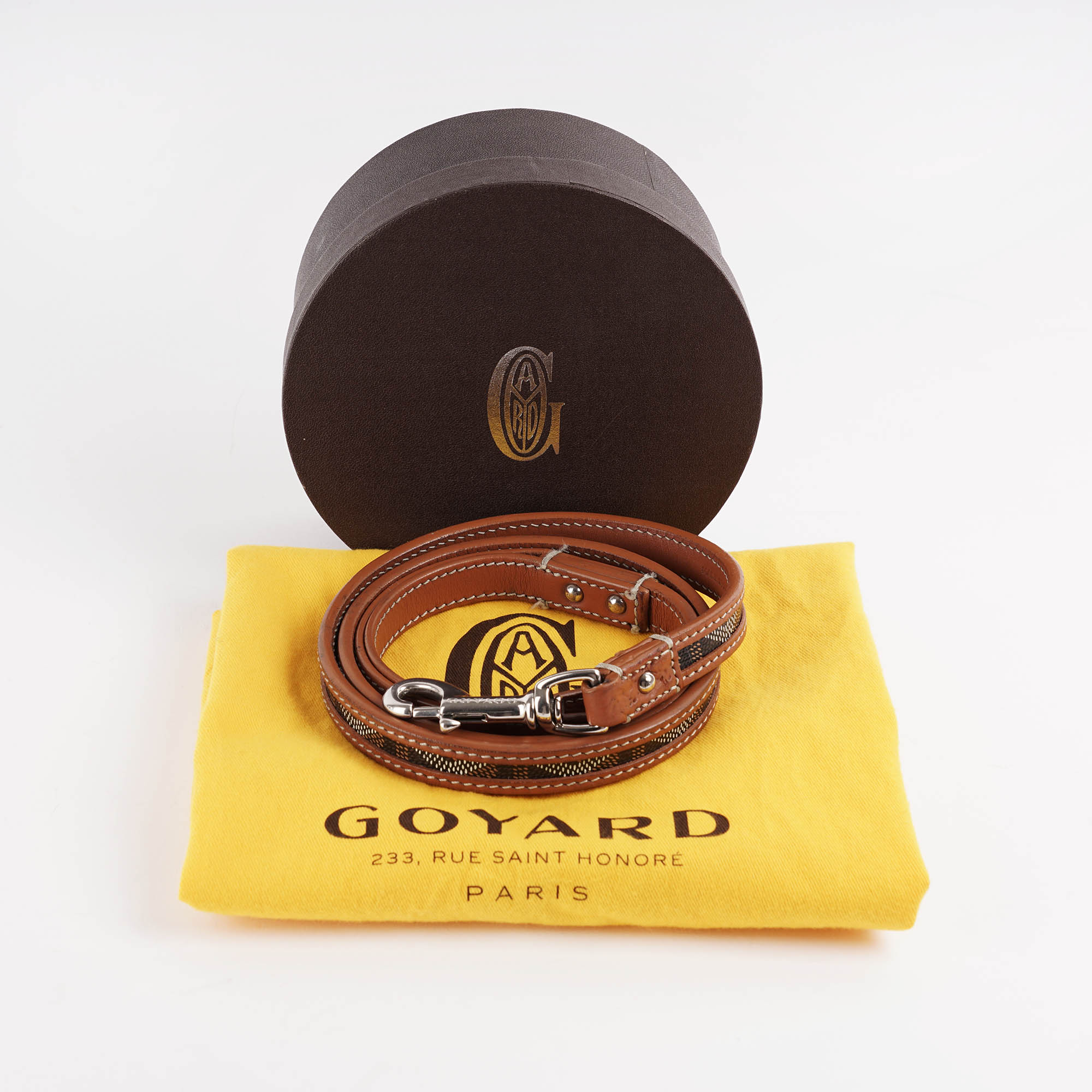 Goyard leash yellow price best sale