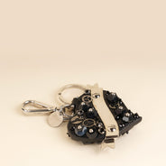 Embellished Heart Bag Charm - PRADA - Affordable Luxury thumbnail image