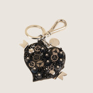 Embellished Heart Bag Charm - PRADA - Affordable Luxury thumbnail image