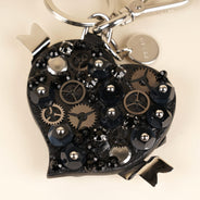 Embellished Heart Bag Charm - PRADA - Affordable Luxury thumbnail image