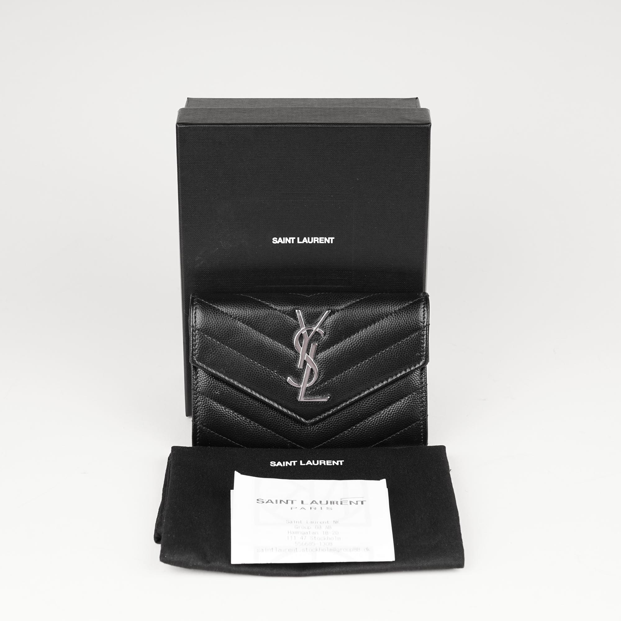 Envelope Fold Wallet - SAINT LAURENT - Affordable Luxury image