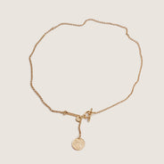 Ex - Libris Pendant Necklace 18k Gold - HERMÈS - Affordable Luxury thumbnail image