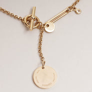 Ex - Libris Pendant Necklace 18k Gold - HERMÈS - Affordable Luxury thumbnail image