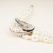 Faux Pearl & Crystal Soup Can Choker Necklace - CHANEL - Affordable Luxury thumbnail image