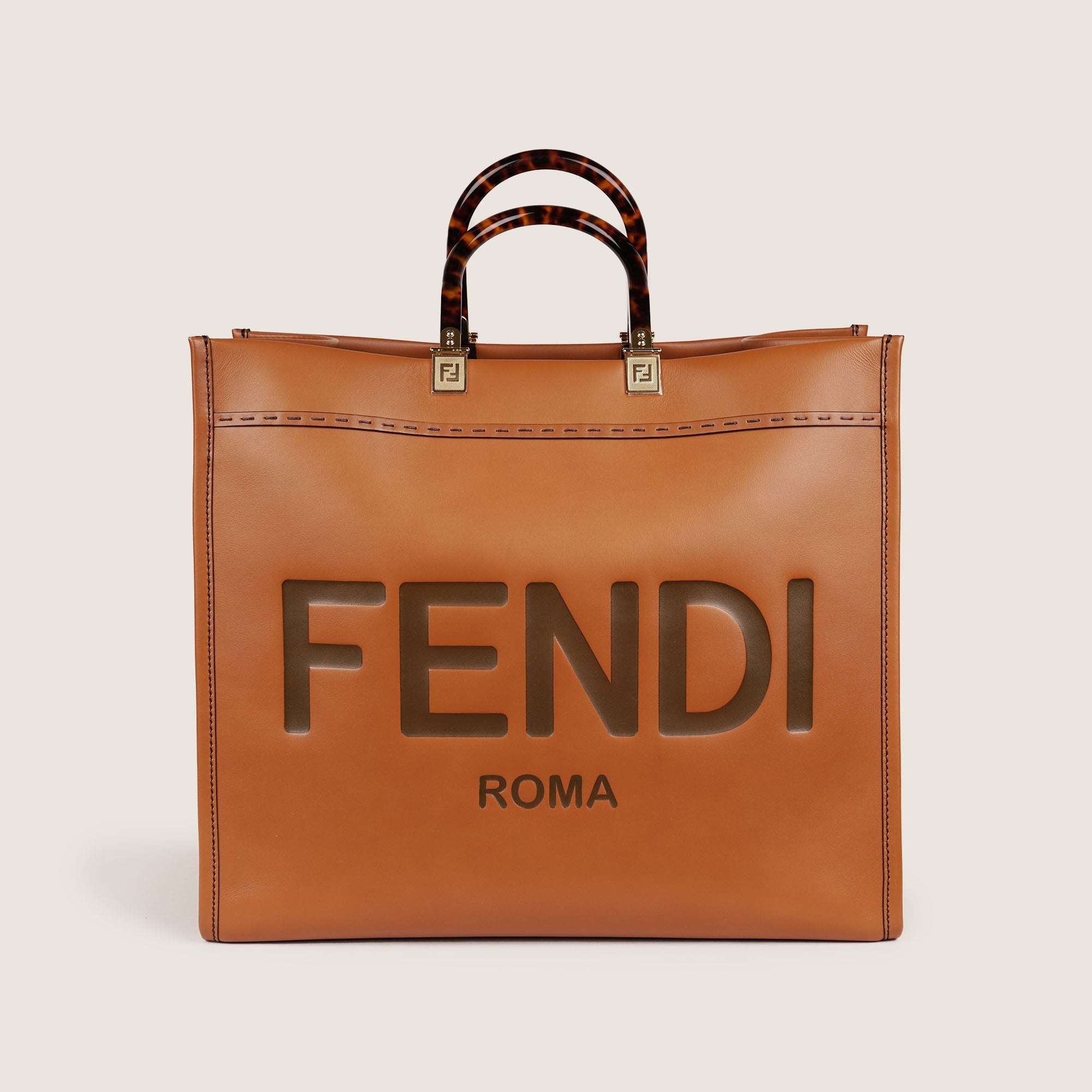 Fendi Large Sunshine Tote - FENDI - Affordable Luxury