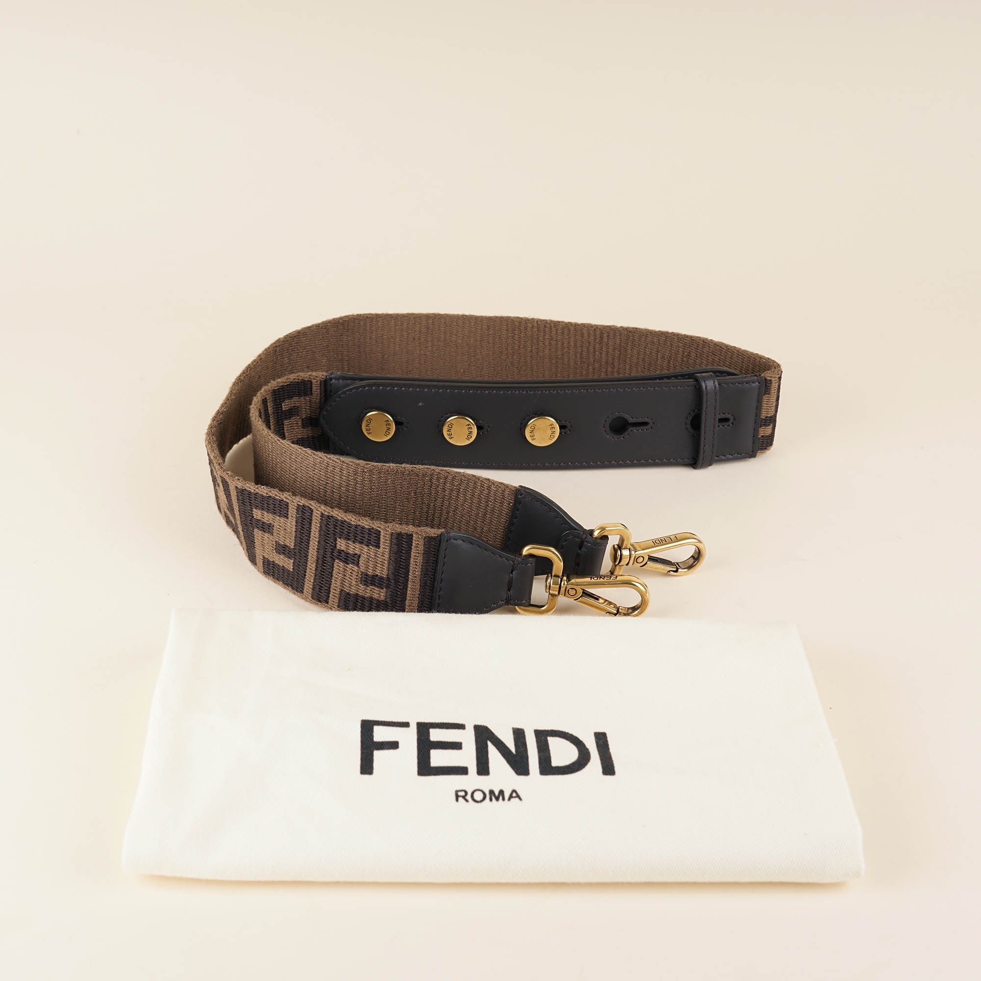 FF Cotton Strap - FENDI - Affordable Luxury image