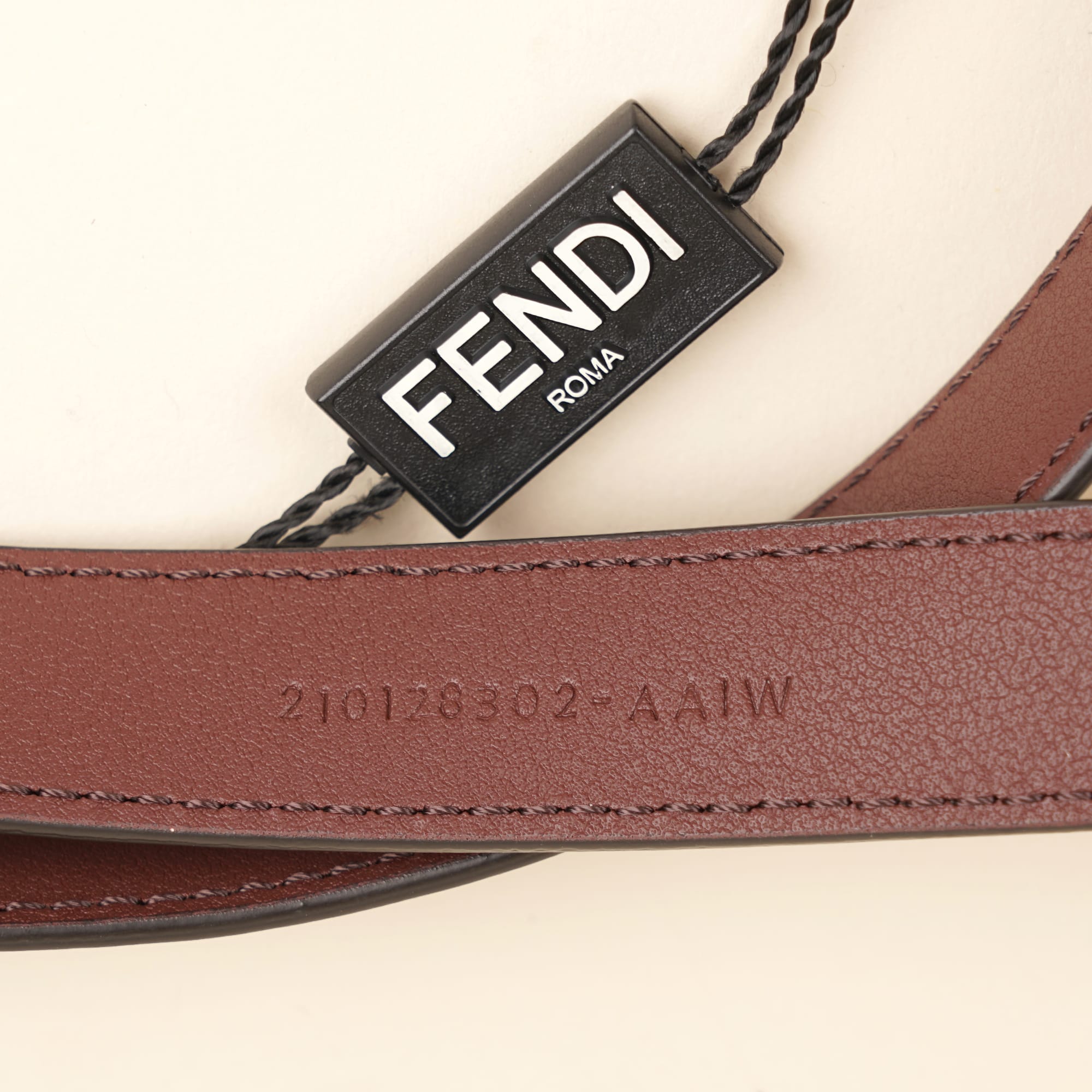 FF Leather Belt - FENDI - Affordable Luxury image