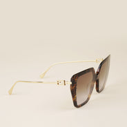 FF Square Frame Sunglasses - FENDI - Affordable Luxury thumbnail image