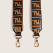 FF Strap You Brown Zucca Leather - FENDI - Affordable Luxury thumbnail image