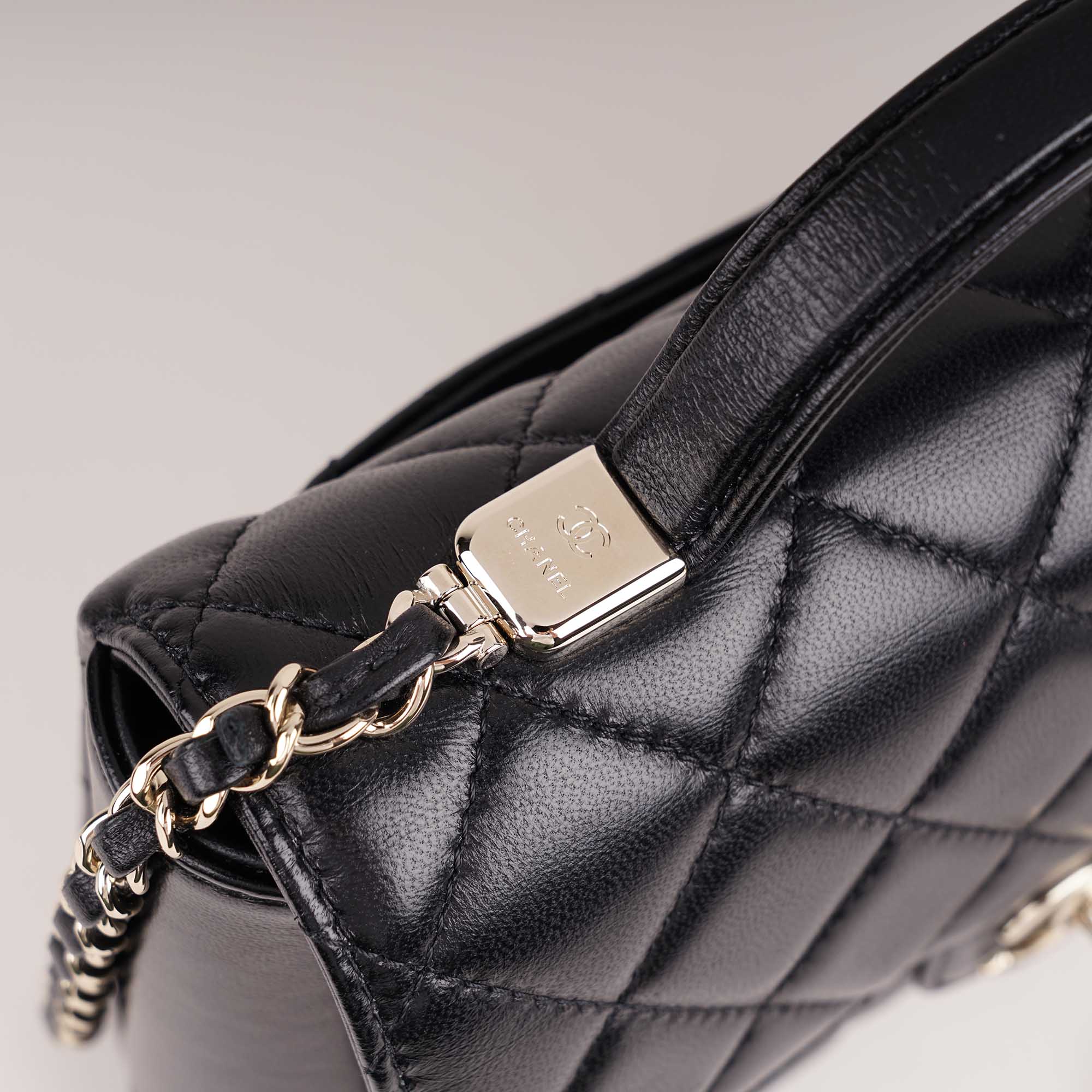 Flap with Top Handle - CHANEL - Affordable Luxury image