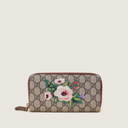 Flower Embroidery Wallet - GUCCI - Affordable Luxury thumbnail image