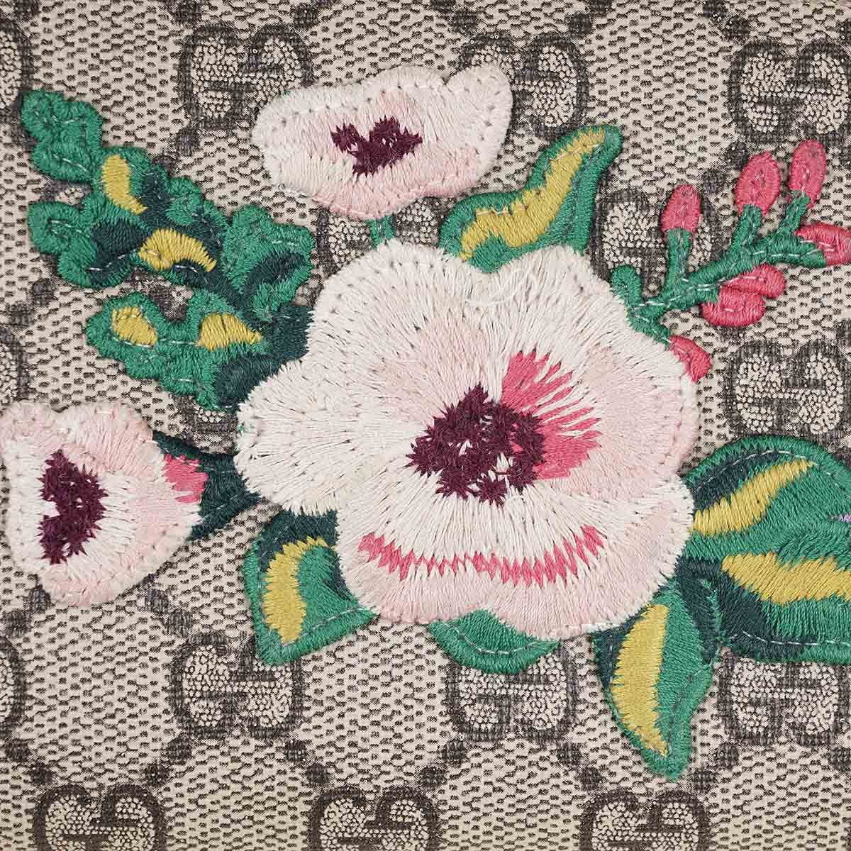 Flower Embroidery Wallet - GUCCI - Affordable Luxury image