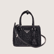 Galleria Crystal-Embellished Mini Top Handle - PRADA - Affordable Luxury thumbnail image