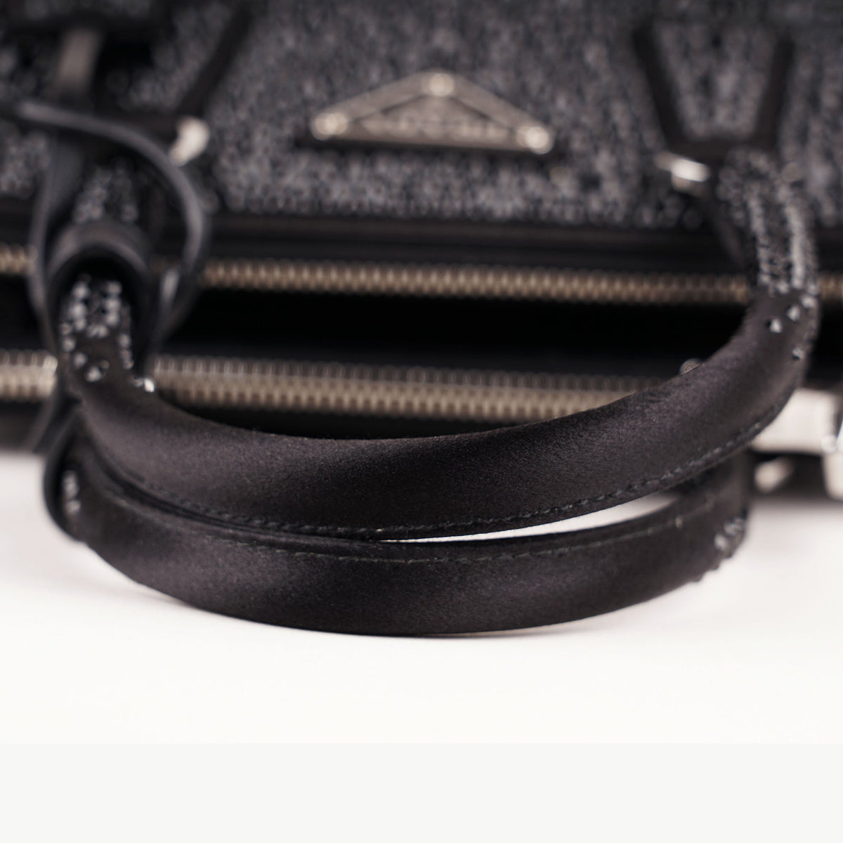 Galleria Crystal-Embellished Mini Top Handle - PRADA - Affordable Luxury image