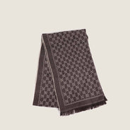 GG Jacquard Knitted Scarf - GUCCI - Affordable Luxury thumbnail image