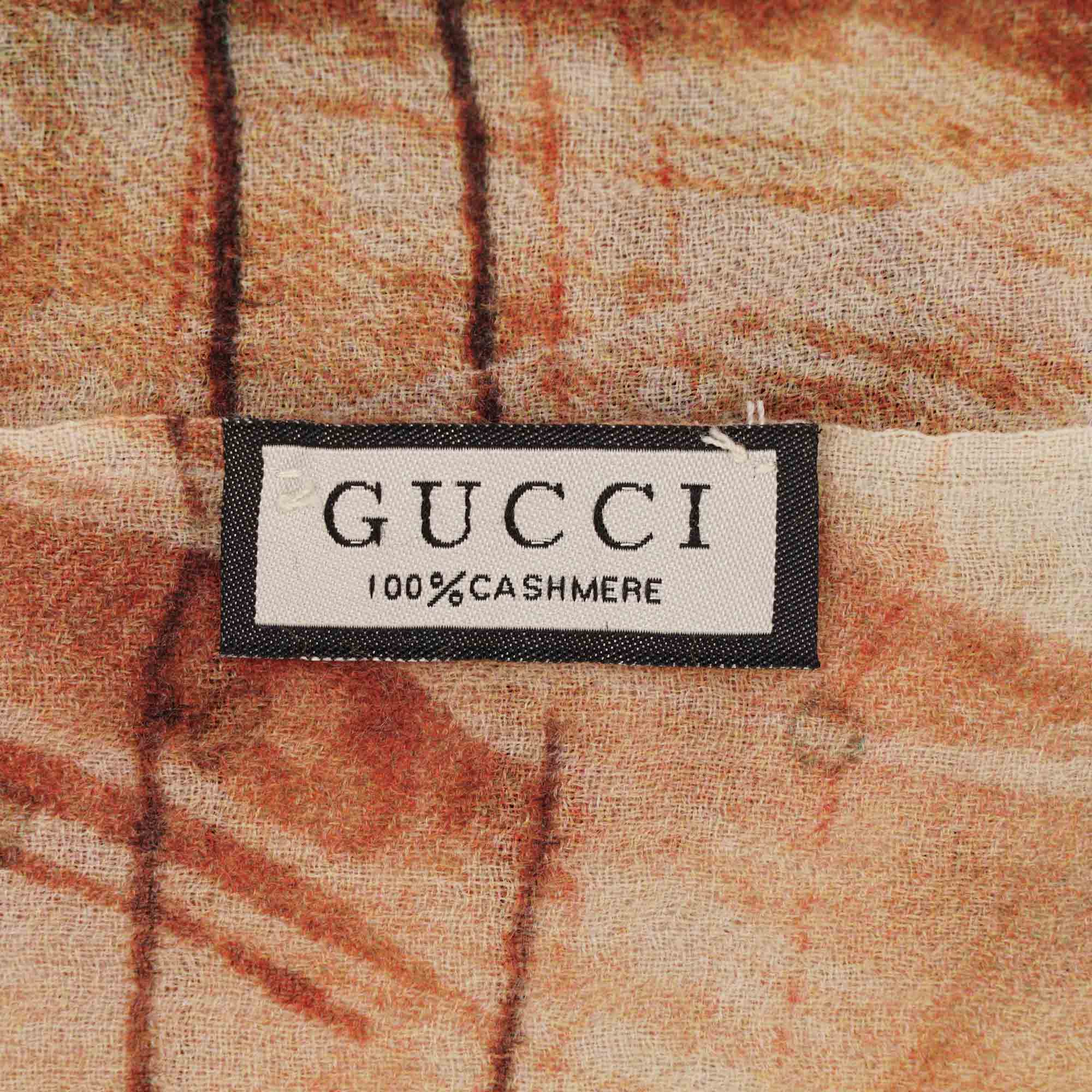 GG Lion Cashmere Shawl - GUCCI - Affordable Luxury image