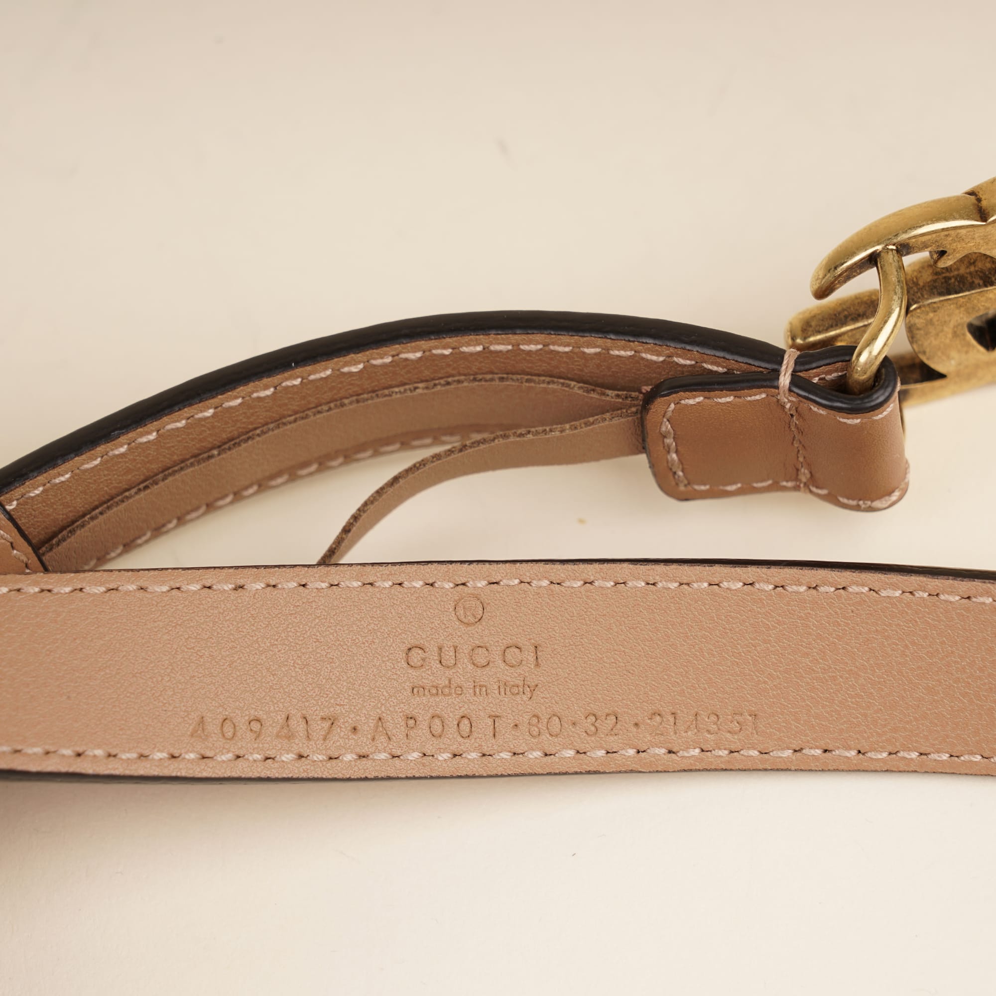 GG Marmont Thin Belt 80 - GUCCI - Affordable Luxury image