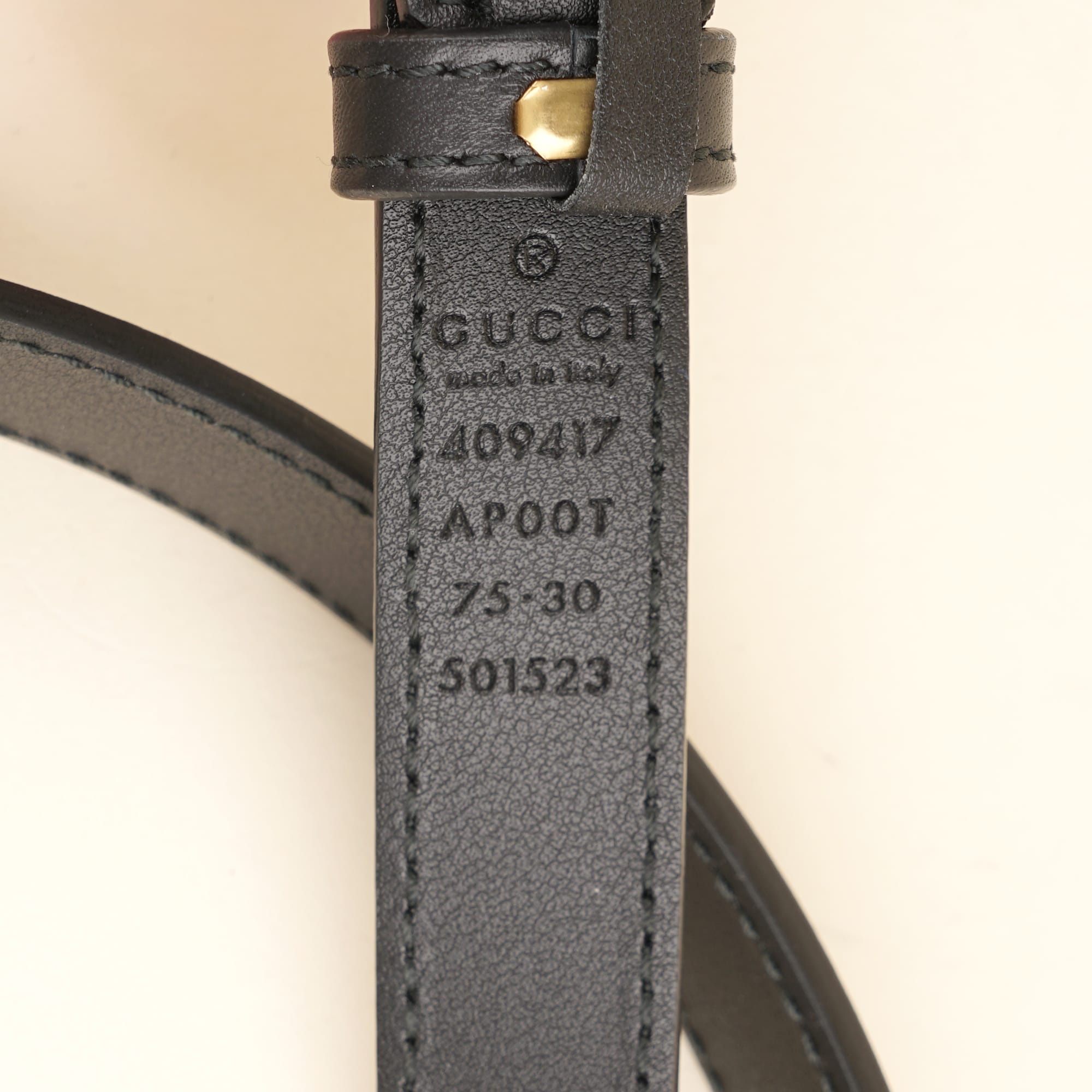 GG Thin Belt 75 - GUCCI - Affordable Luxury image