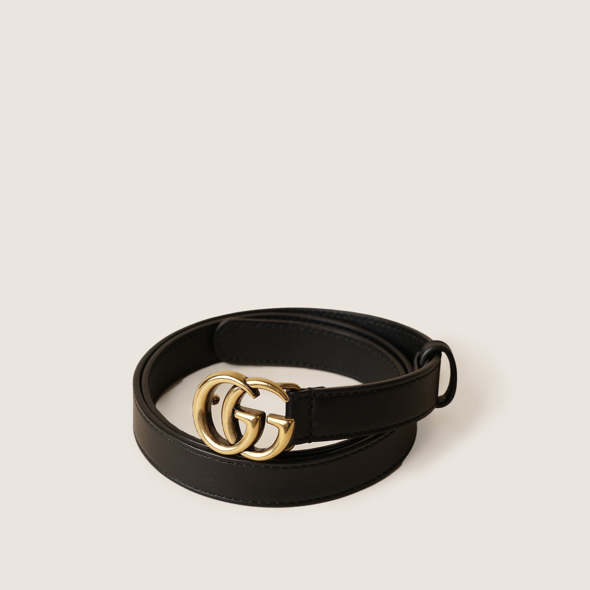 GG Thin Belt 75 - GUCCI - Affordable Luxury image