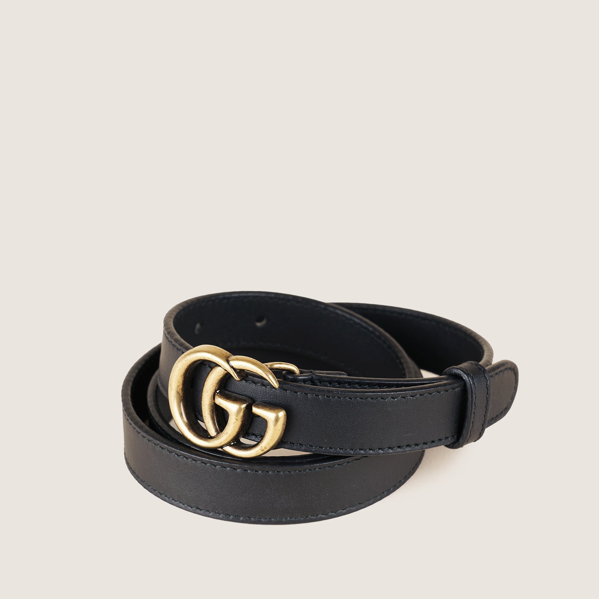 GG Thin Belt 80 - GUCCI - Affordable Luxury image