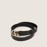 gg thin belt 80 affordable luxury 937040