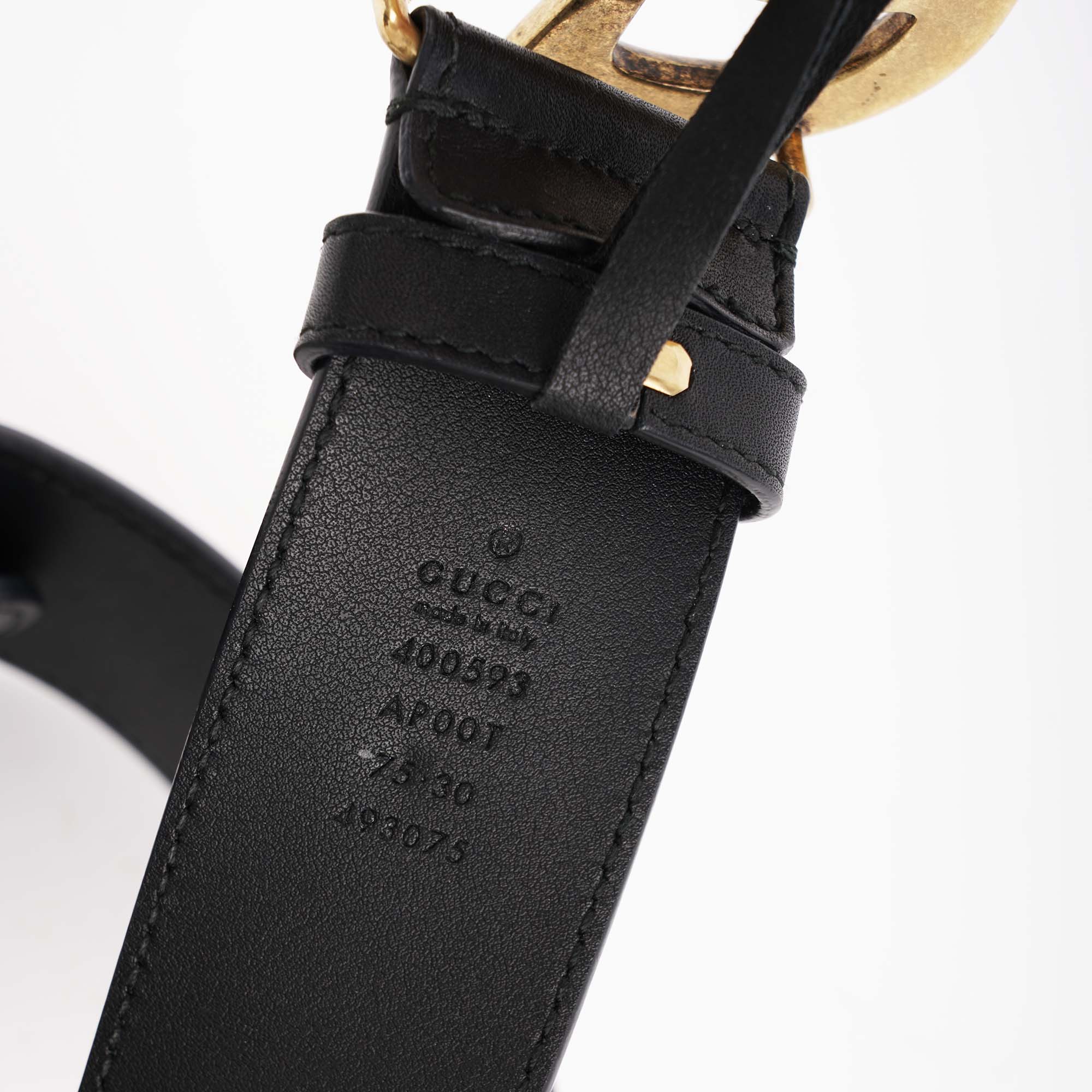 GG Wide Belt 75 - GUCCI - Affordable Luxury image