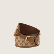 GG Wide Waist Belt 95 - GUCCI - Affordable Luxury thumbnail image