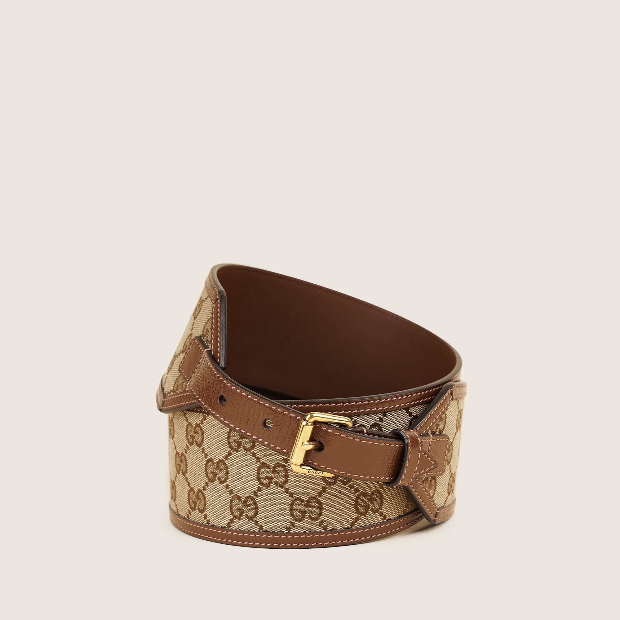 GG Wide Waist Belt 95 - GUCCI - Affordable Luxury