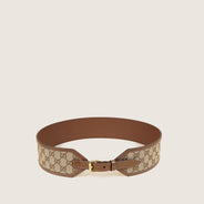 GG Wide Waist Belt 95 - GUCCI - Affordable Luxury thumbnail image