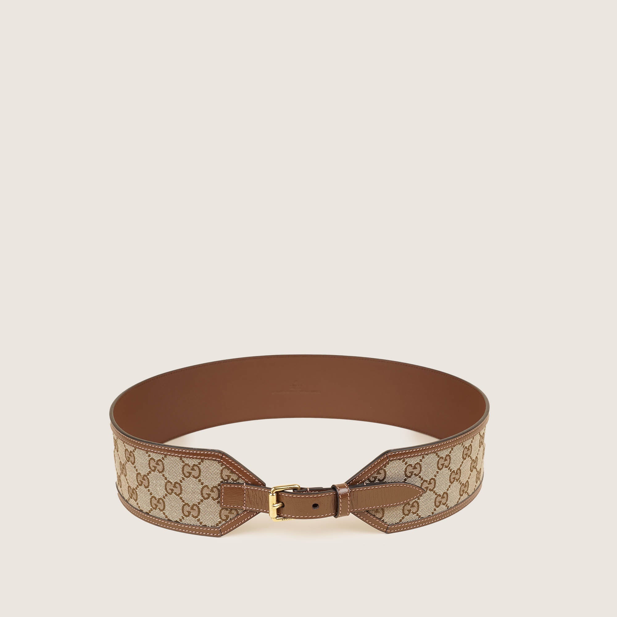 GG Wide Waist Belt 95 - GUCCI - Affordable Luxury