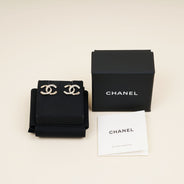 Half Strass CC Earrings - CHANEL - Affordable Luxury thumbnail image