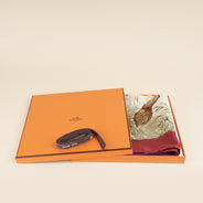 Halte en Camarague Silk Scarf 90 - HERMÈS - Affordable Luxury thumbnail image