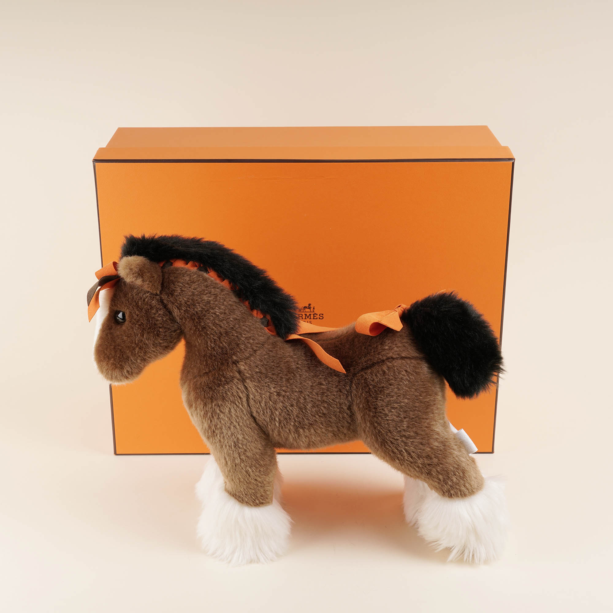 Hermy Plush Horse Small - HERMÈS - Affordable Luxury image