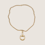 Horsebit 18k Gold Chain Necklace - GUCCI - Affordable Luxury thumbnail image