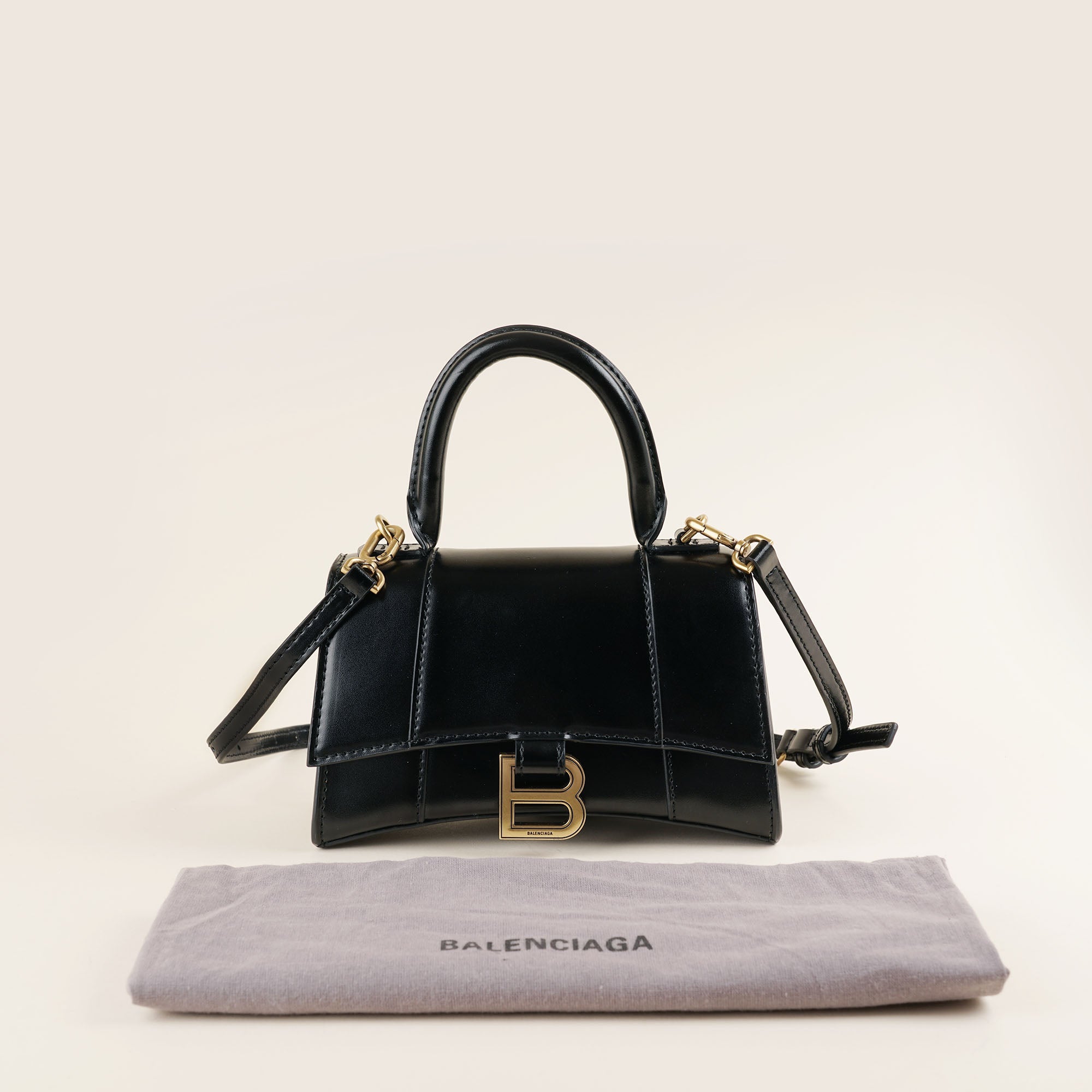 Hourglass XS Handbag - BALENCIAGA - Affordable Luxury image