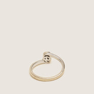 Interlocking G White Gold Ring - GUCCI - Affordable Luxury thumbnail image